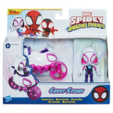 Spidey And His Amazing Friends - Ghost Spider Figure & Copter Cycle