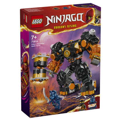 LEGO Ninjago Cole's Elemental Earth Mech 71806, (235-pieces)