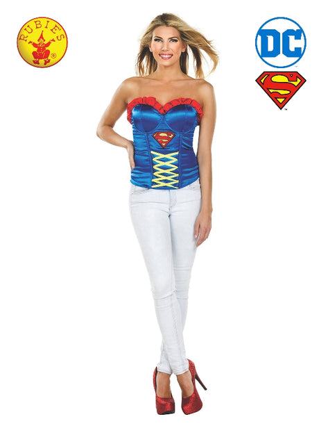 Rubies Supergirl Corset Adult (Size L)