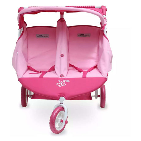 Valcobaby Mini Twin Stroller, Pink