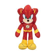9-inch Sonic the Flash plush doll, red character suit with lightning emblem, yellow shoes