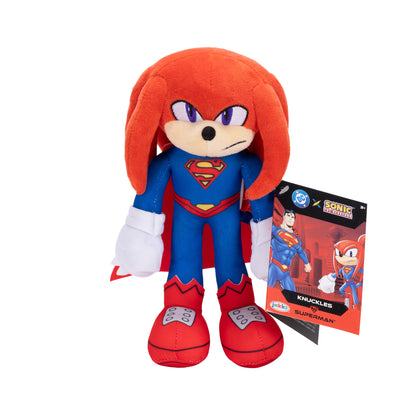 Sonic X DC 9" Plush Knuckles Superman