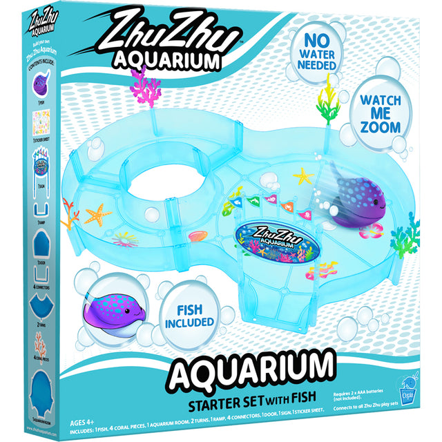 Zhu Zhu Aquarium Starter Playset with Fish