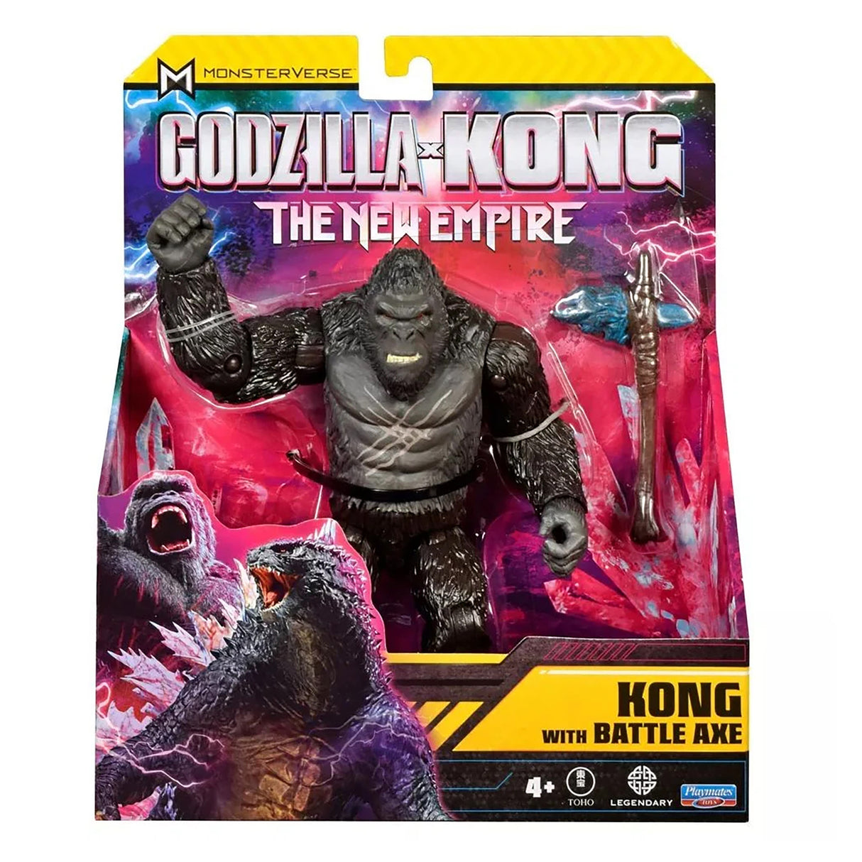 Godzilla x Kong The New Empire Kong With Battle Axe 6" Action Figureith Axe