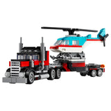 LEGO Creator Flatbed Truck with Helicopter 31146, (270-pieces)