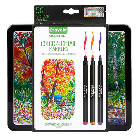 Crayola Signature colours & Detail Markers (Pack of 50)