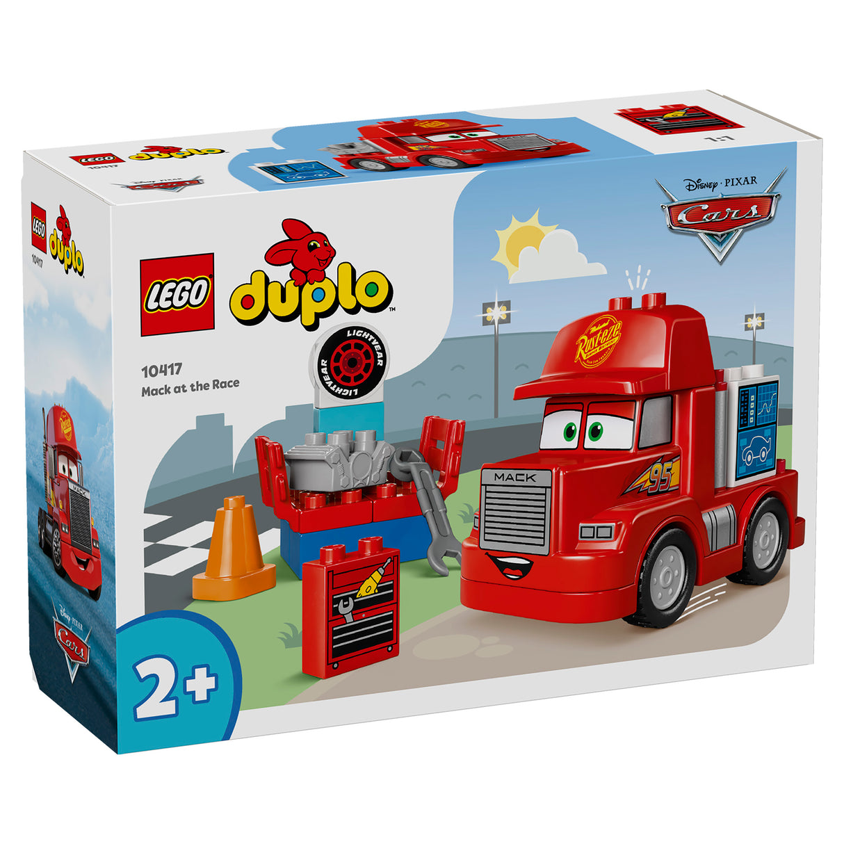 LEGO Duplo Mack At The Race 10417, (14-Pieces)