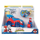 Spidey & His Amazing Friends Web Strike 2-in-1 Feature Vehicle Set