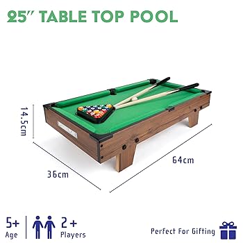 Power Play 25" Pool Table