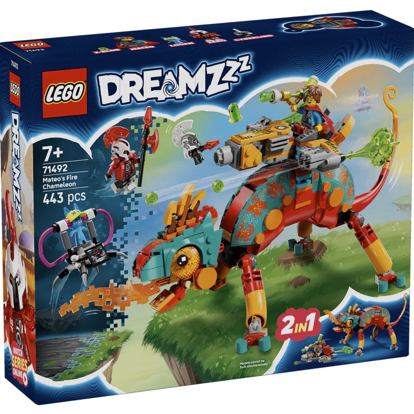 LEGO DREAMZzz Mateo's Fire Chameleon 71492