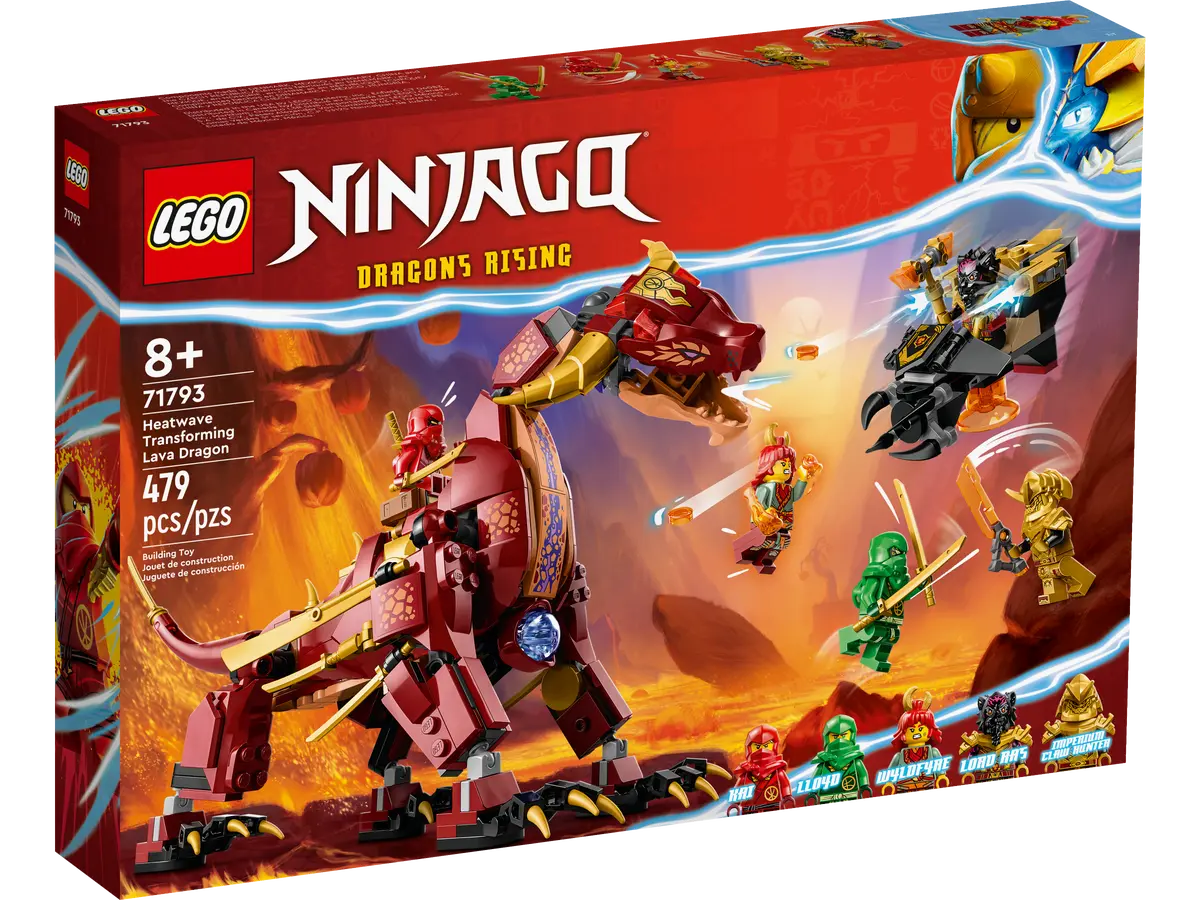 LEGO Ninjago Heatwave Transforming Lava Dragon 71793