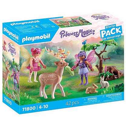 Playmobil Fairies With Forest Animals