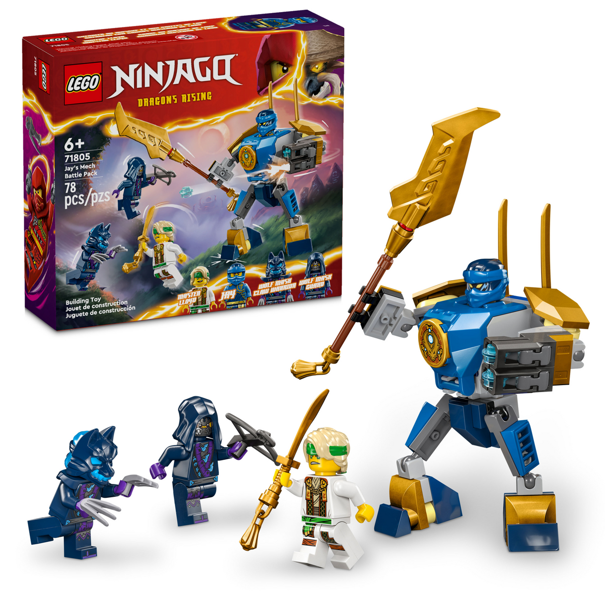 LEGO Ninjago Jay’s Mech Battle Pack 71805