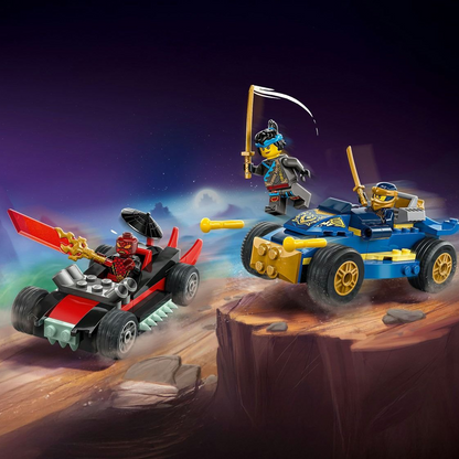 LEGO Ninjago Rogue vs. Drix Race Car Duel 71840