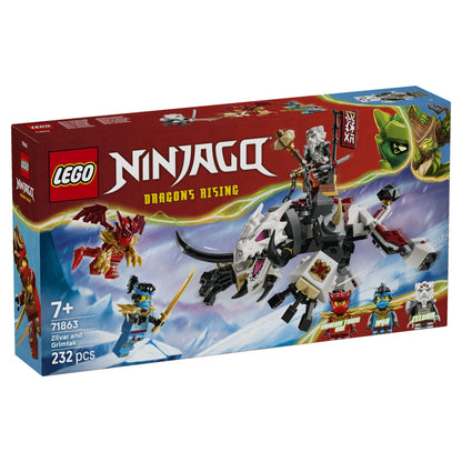 LEGO Ninjago Zilvar and Grimtalk the Dragon Beast 71863