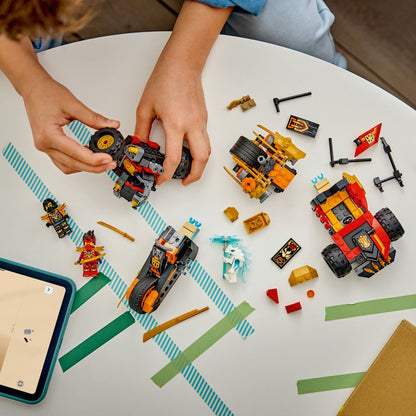 LEGO Ninjago Kai and Cole's Combiner Vehicles 71864