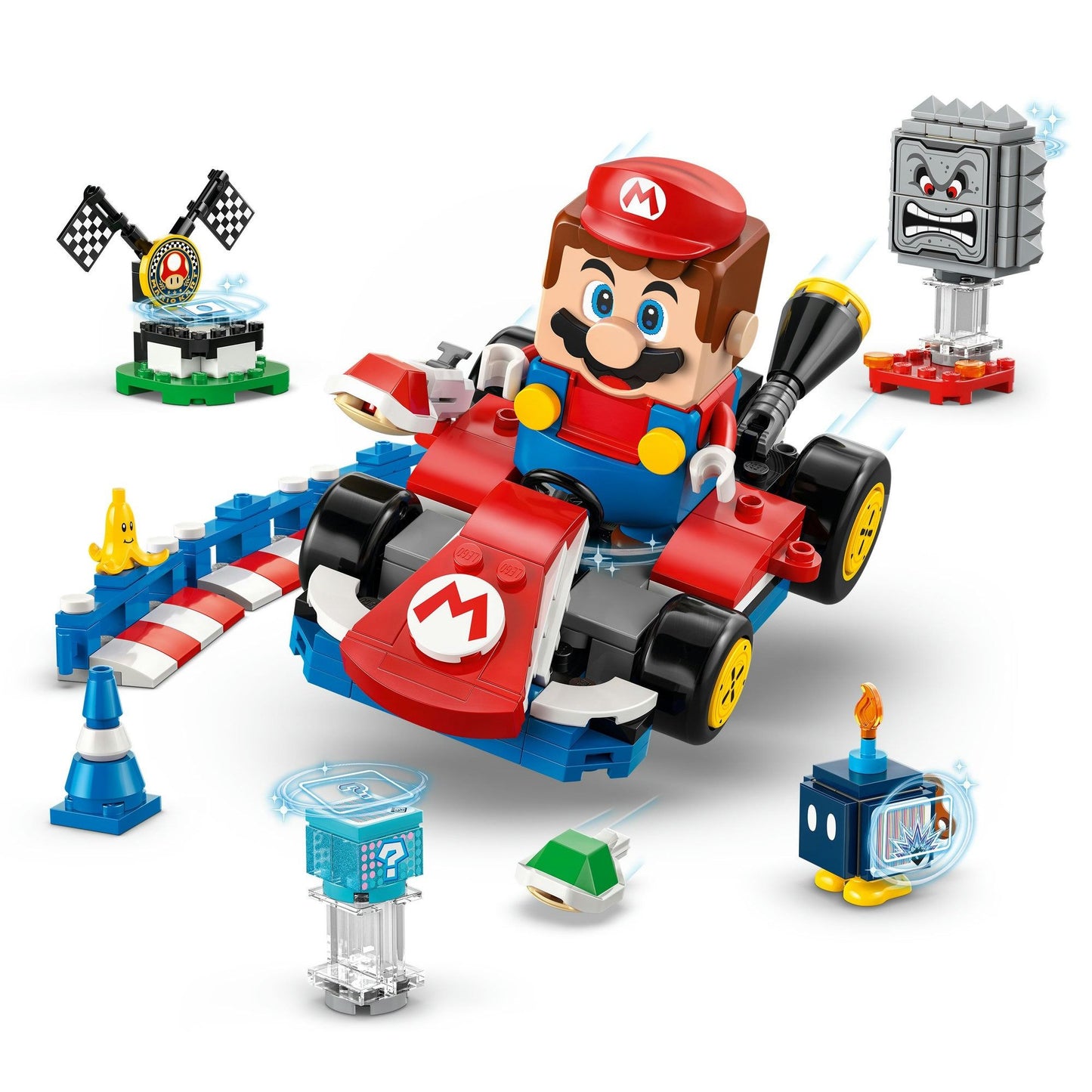 LEGO Super Mario Interactive Races with Mario In His Standard Kart 72043