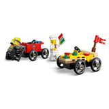 LEGO City Pizza vs. Fire Truck Race Car 60458