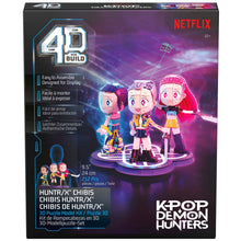 4D Build Kpop Demon Hunters Huntrix Chibi Set
