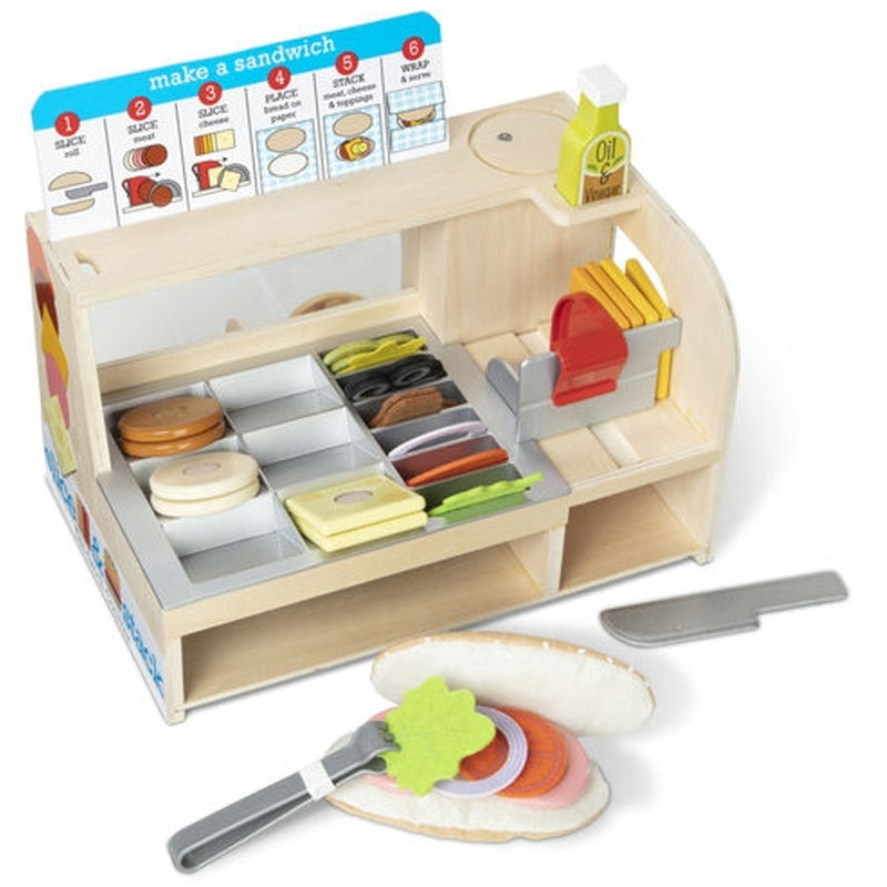 Melissa & Doug Slice & Stack Sandwich Counter