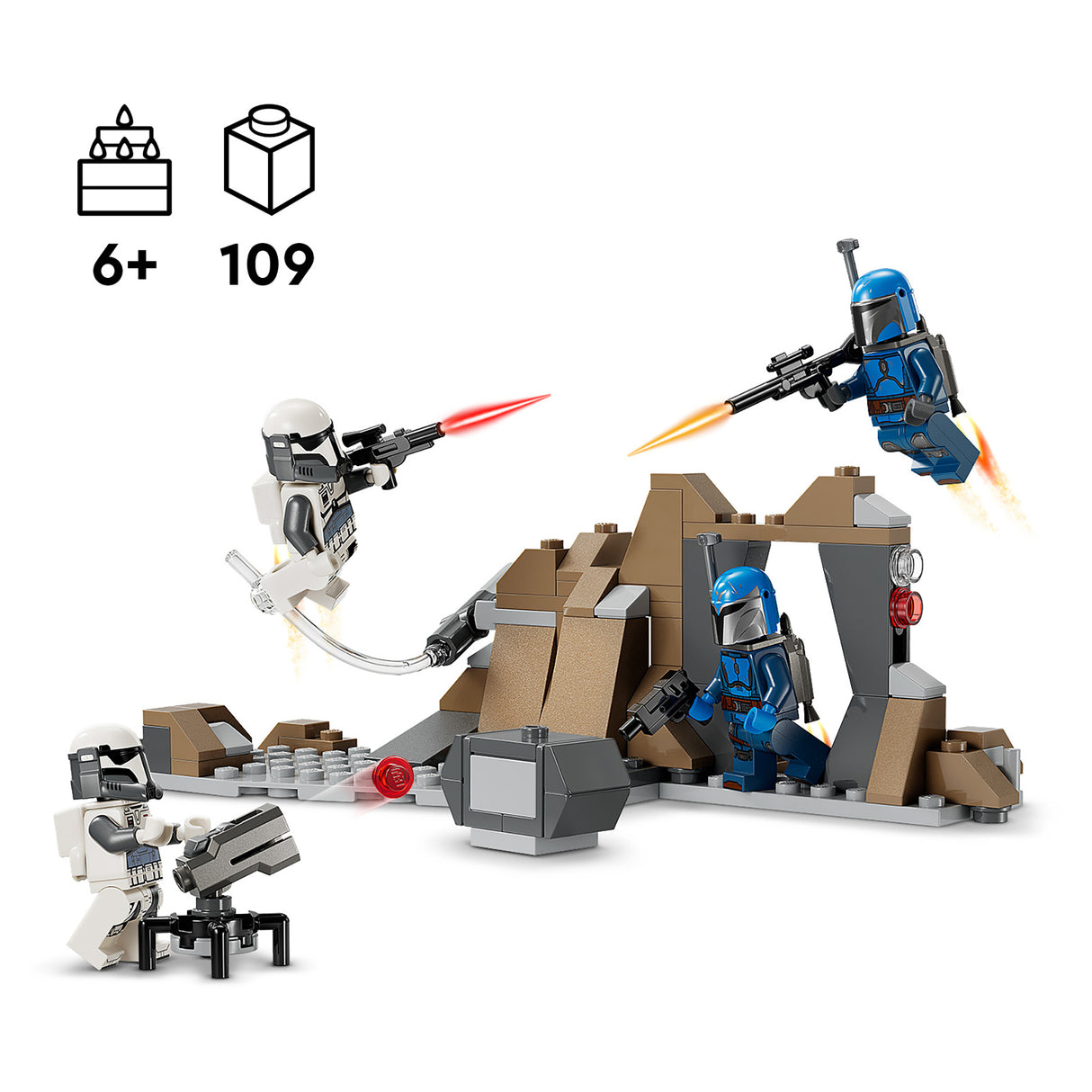 LEGO Star Wars Ambush on Mandalore Battle Pack 75373 (109 pieces)