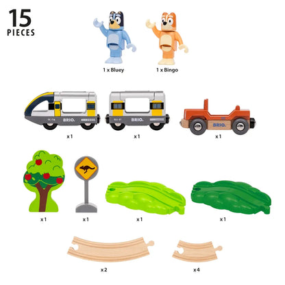 BRIO Bluey Train Set 15 pieces