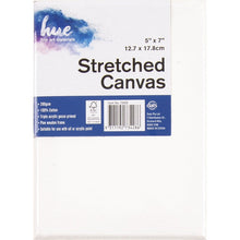 White Smoke Hue Stretched Canvas   17mm 5x7in (12.7x17.8cm) W16.1   280gsm Kids Canvas