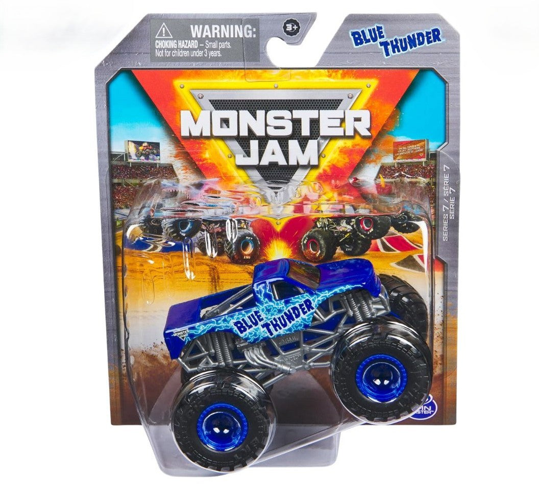 Monster Jam 1:64 Value Diecast Vehicles Blue Thunder S7