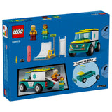 LEGO City Emergency Ambulance and Snowboarder 60403, (79-pieces)