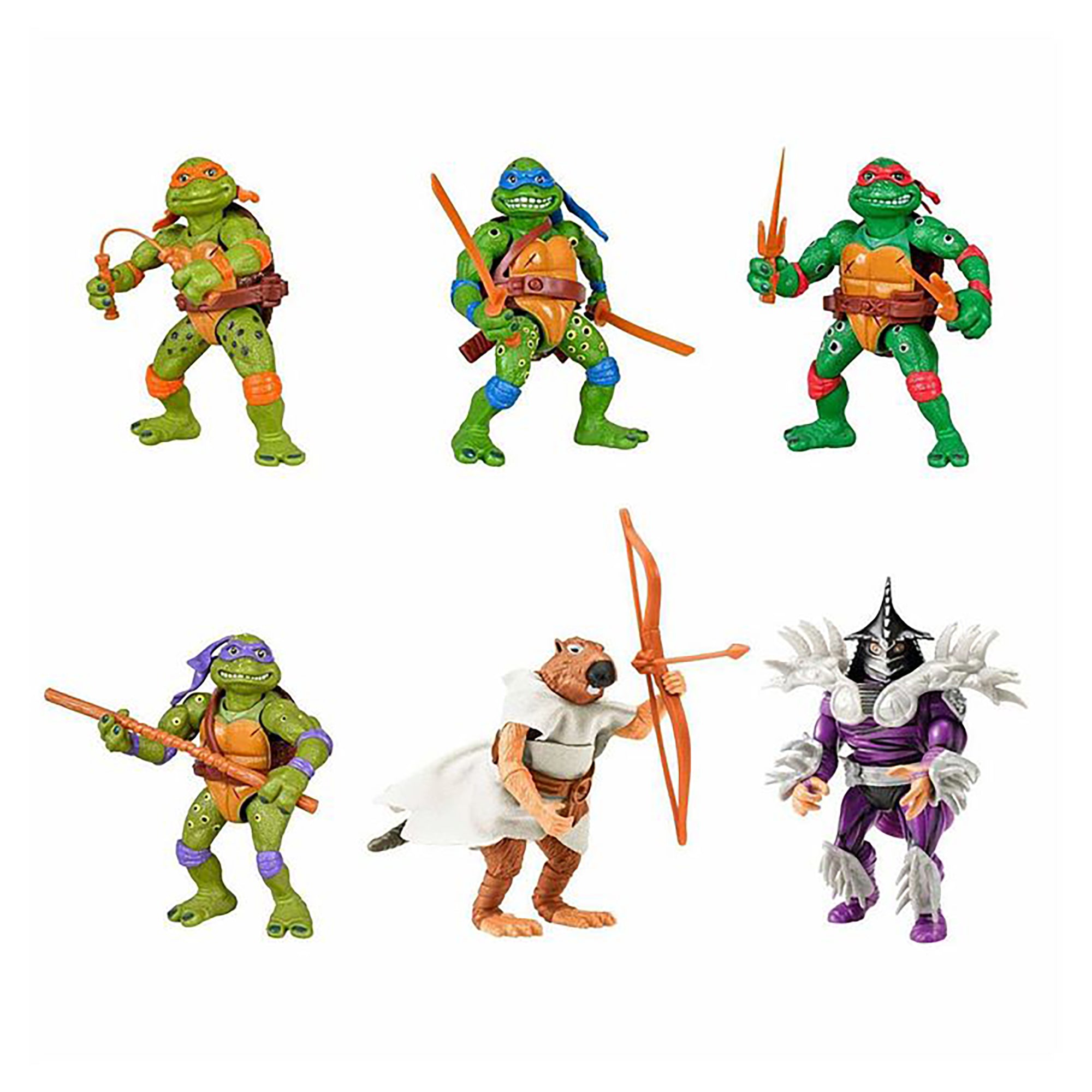 Teenage Mutant Ninja Turtles Movie Star Action Figure Pack of 6