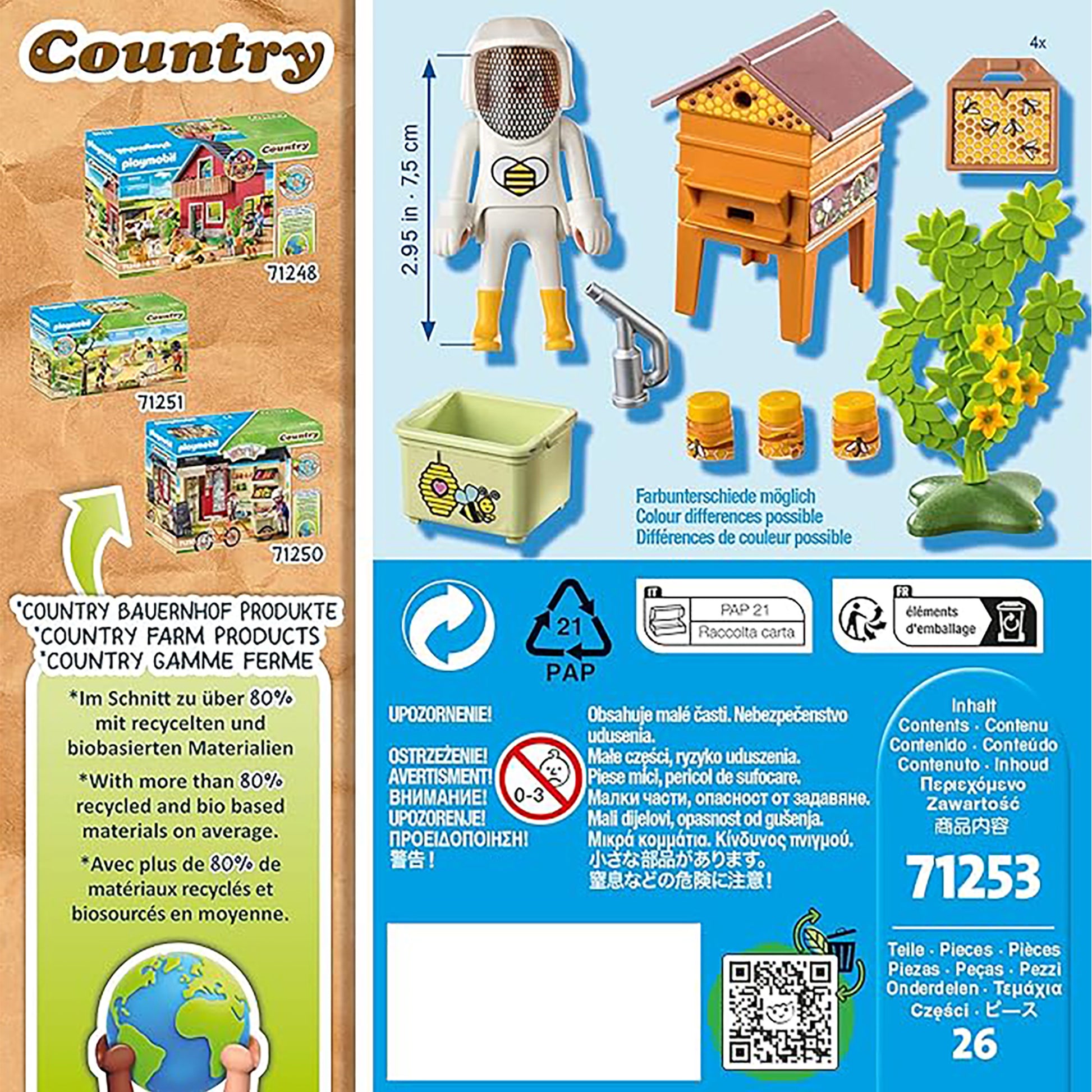 Playmobil Female Beekeeper (26 pieces)