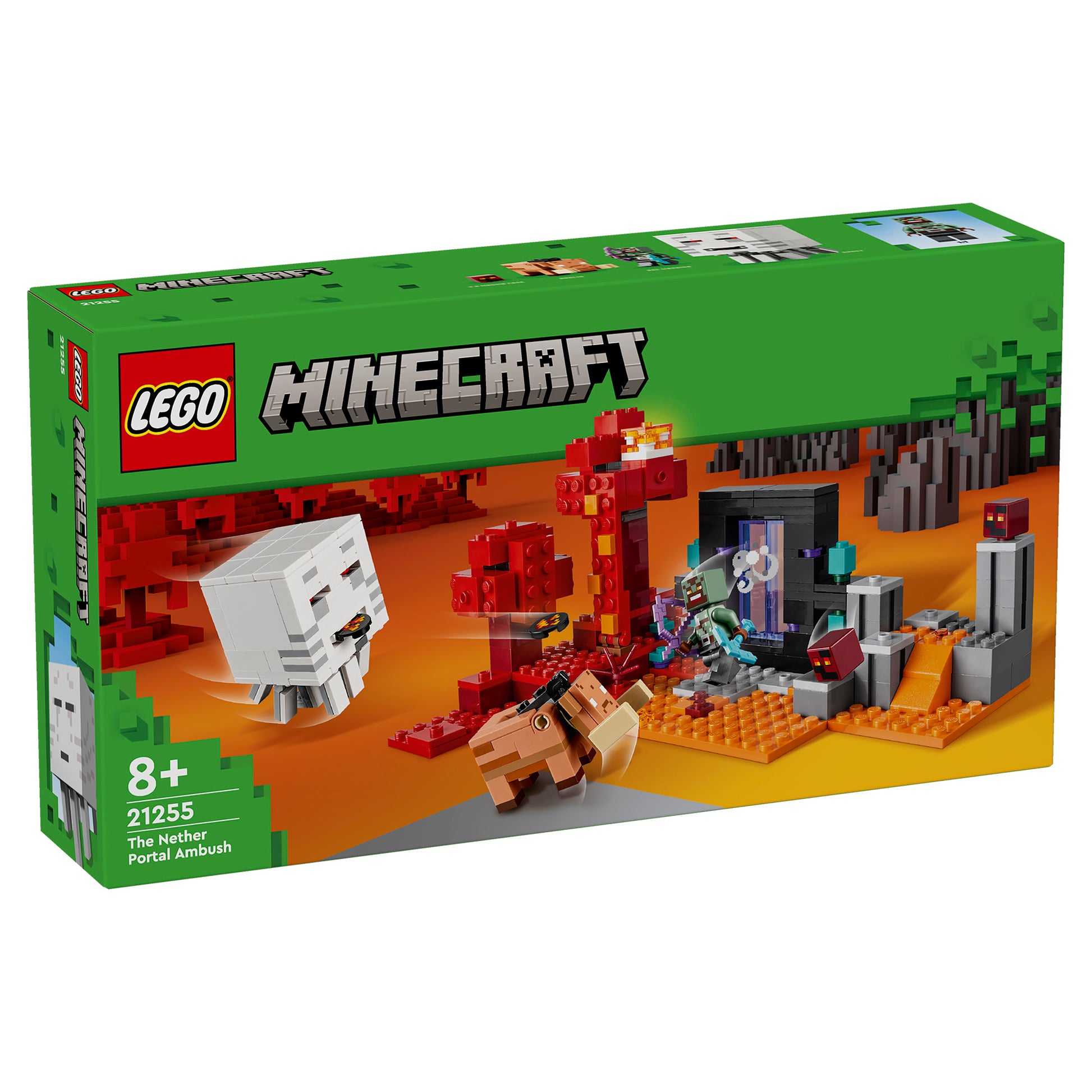 LEGO Minecraft The Nether Portal Ambush 21255, (352-pieces)