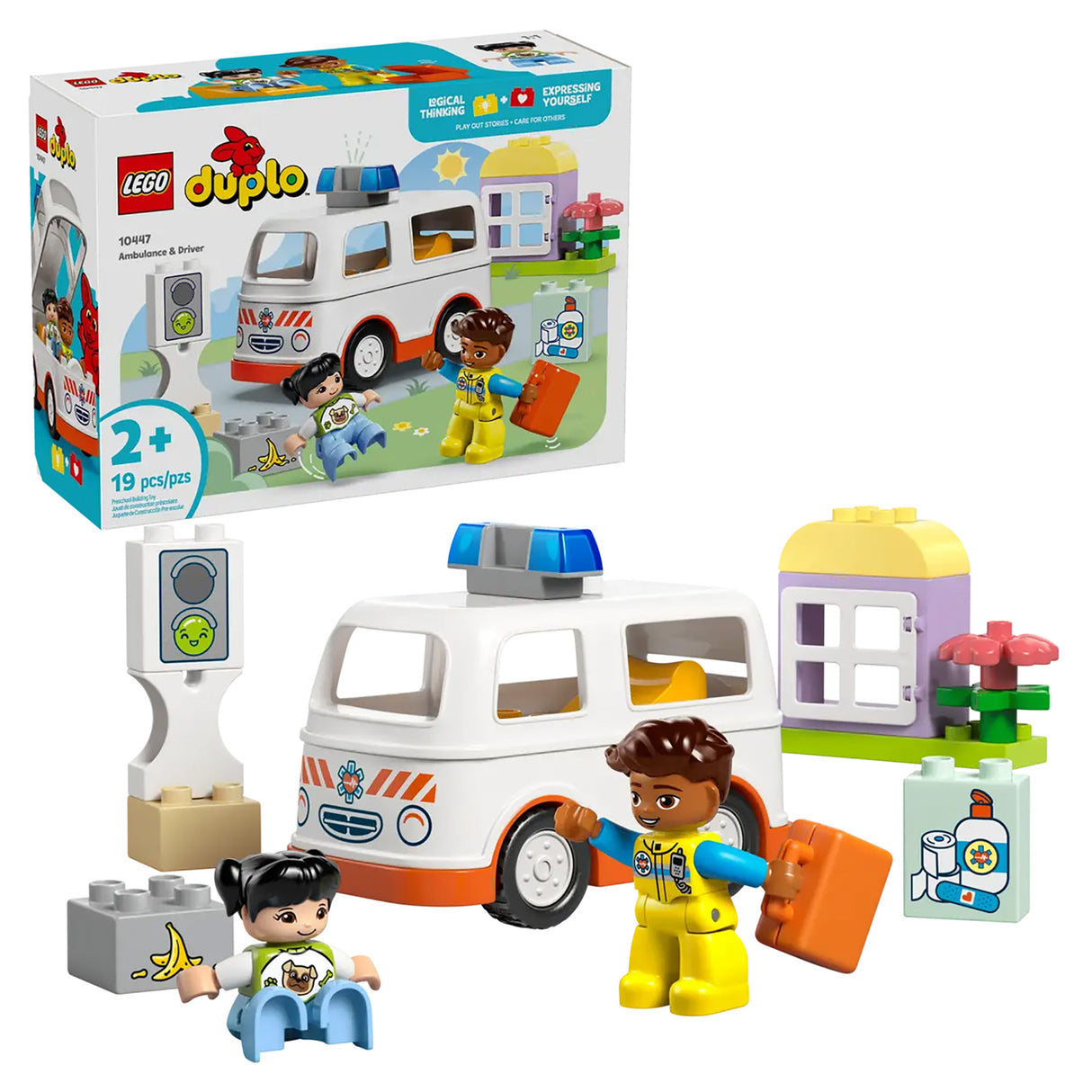 LEGO DUPLO Town Ambulance & Driver 10447