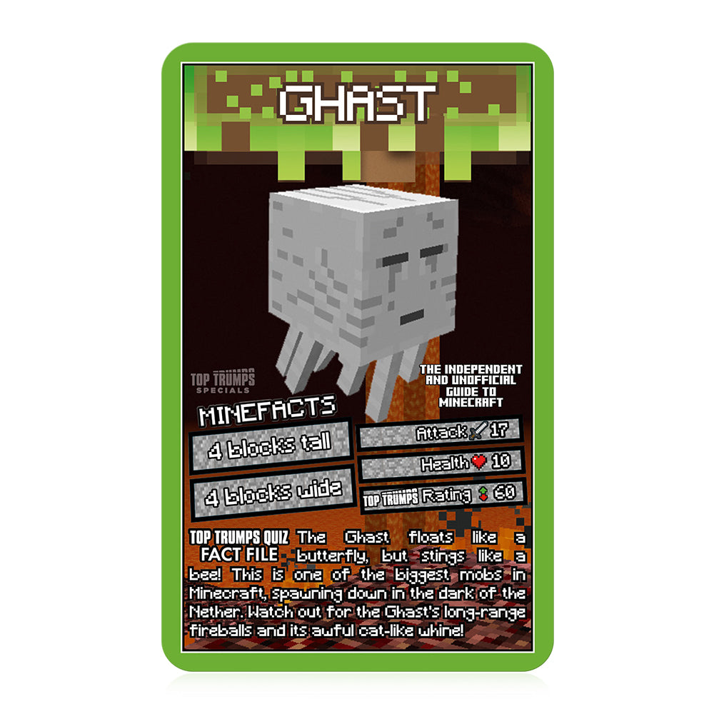 Top Trumps The Independent and Unofficial Guide to Minecraft Card Game