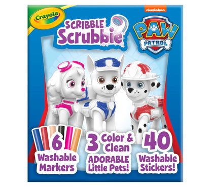 Crayola Scribble Scrubbie 3pc Paw Patrol Deluxe