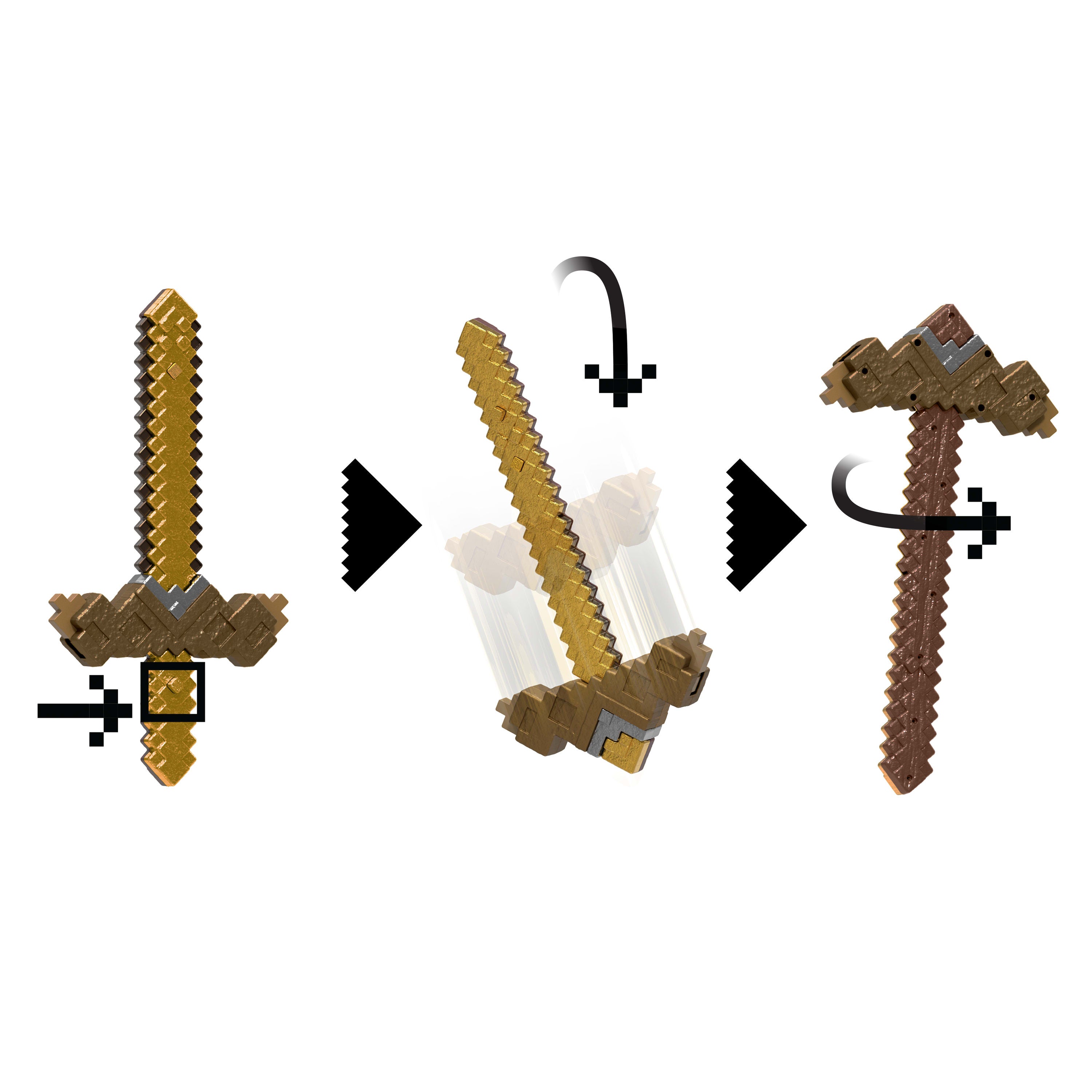 Minecraft Click And Switch Sword And Pickaxe Roleplay – Toys