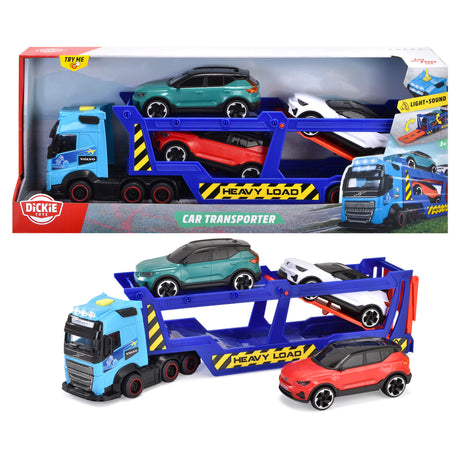 Dickie Toys Volvo Car Transporter Set