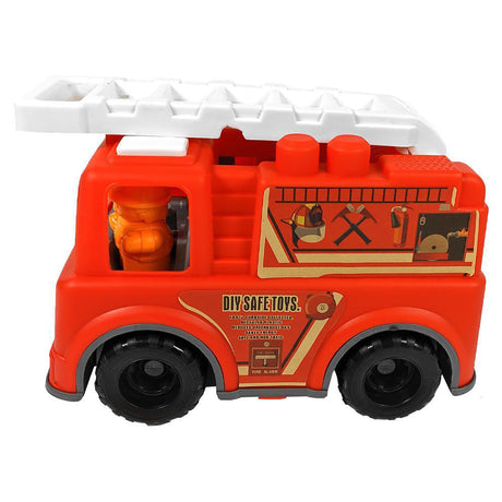 Toys Fire Engine Truck with 15 Blocks