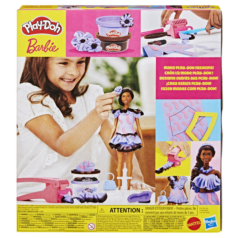 Play-Doh Barbie Fashionista Ruffles Doll Set