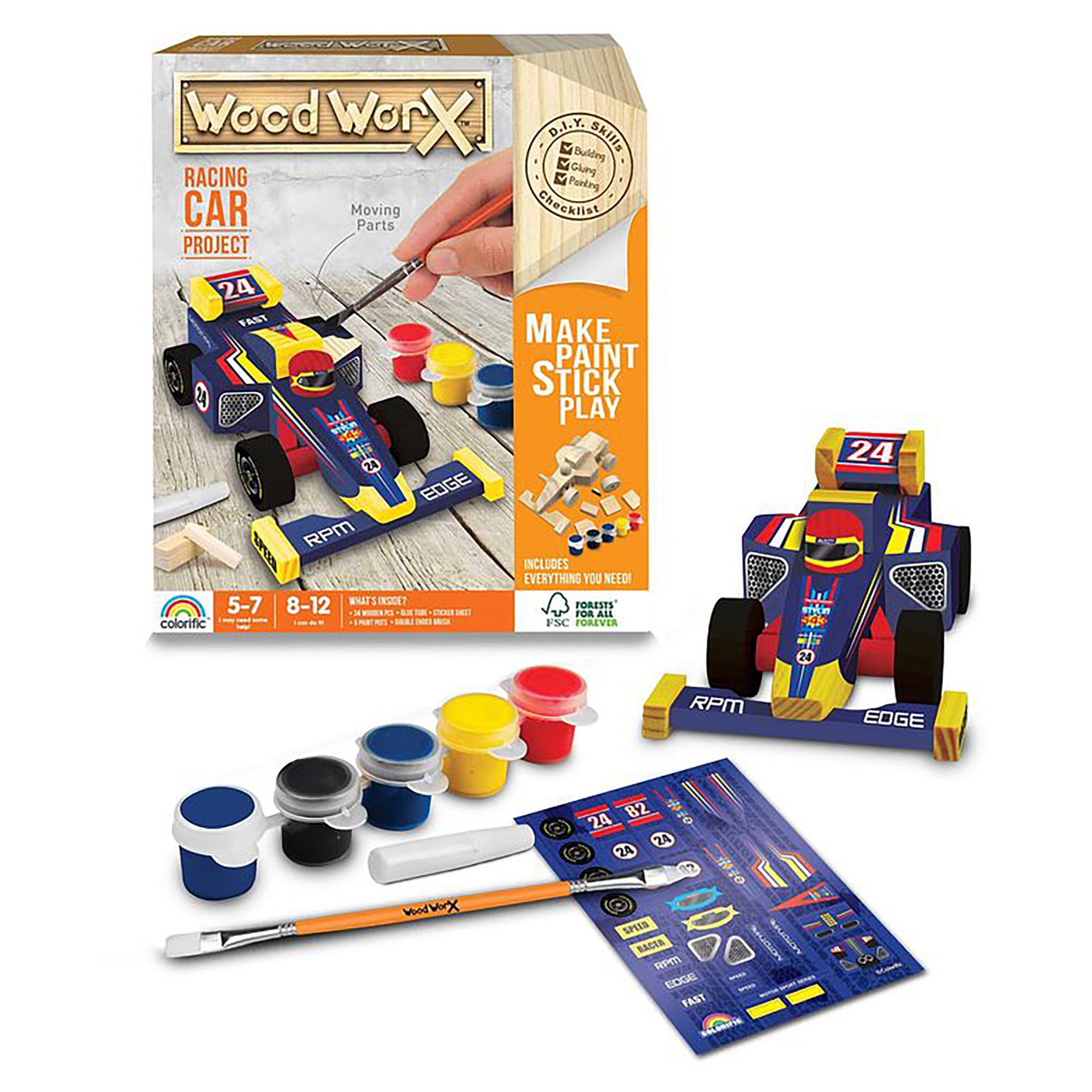 Wood WorX Racing Car Kit Toys R Us Australia