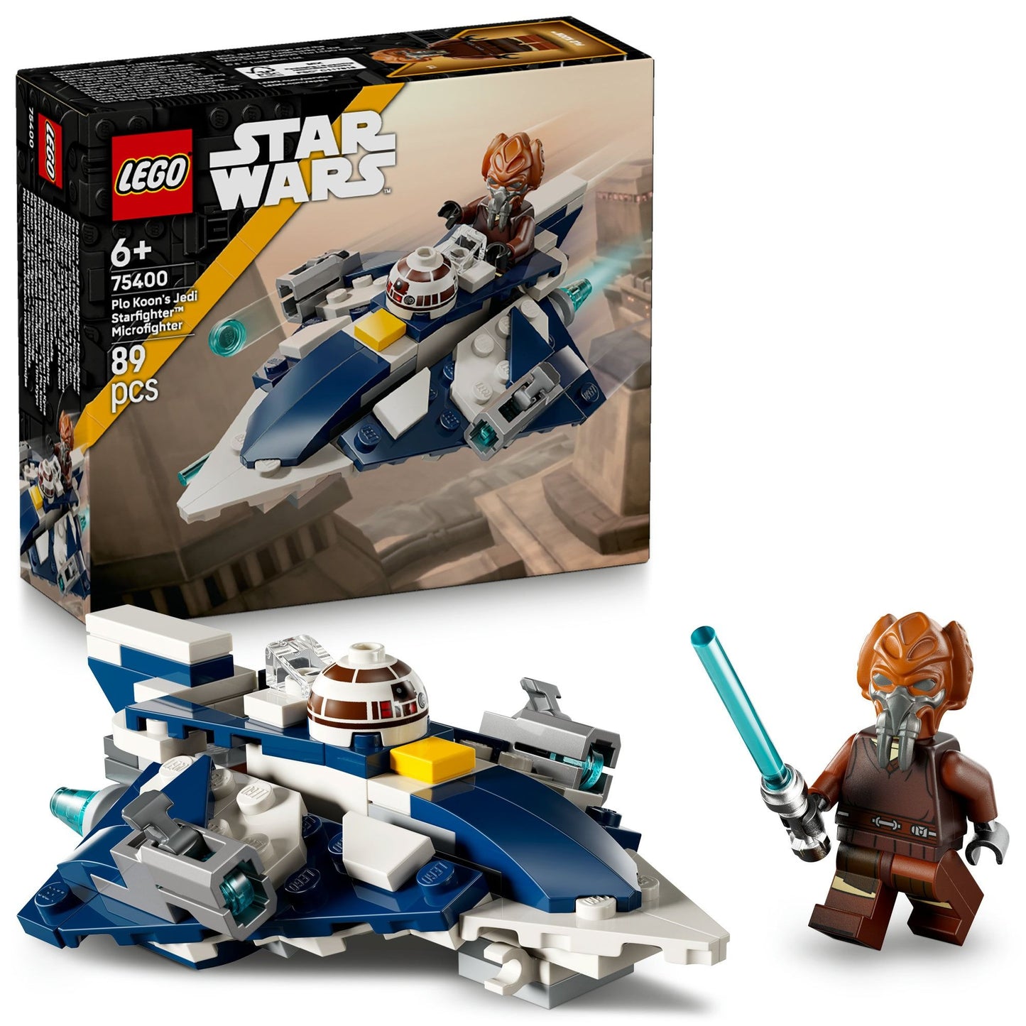 LEGO Star Wars TM Plo Koon's Jedi Starfighter Microfighter 75400