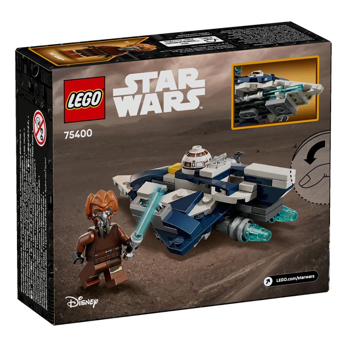 LEGO Star Wars TM Plo Koon's Jedi Starfighter Microfighter 75400