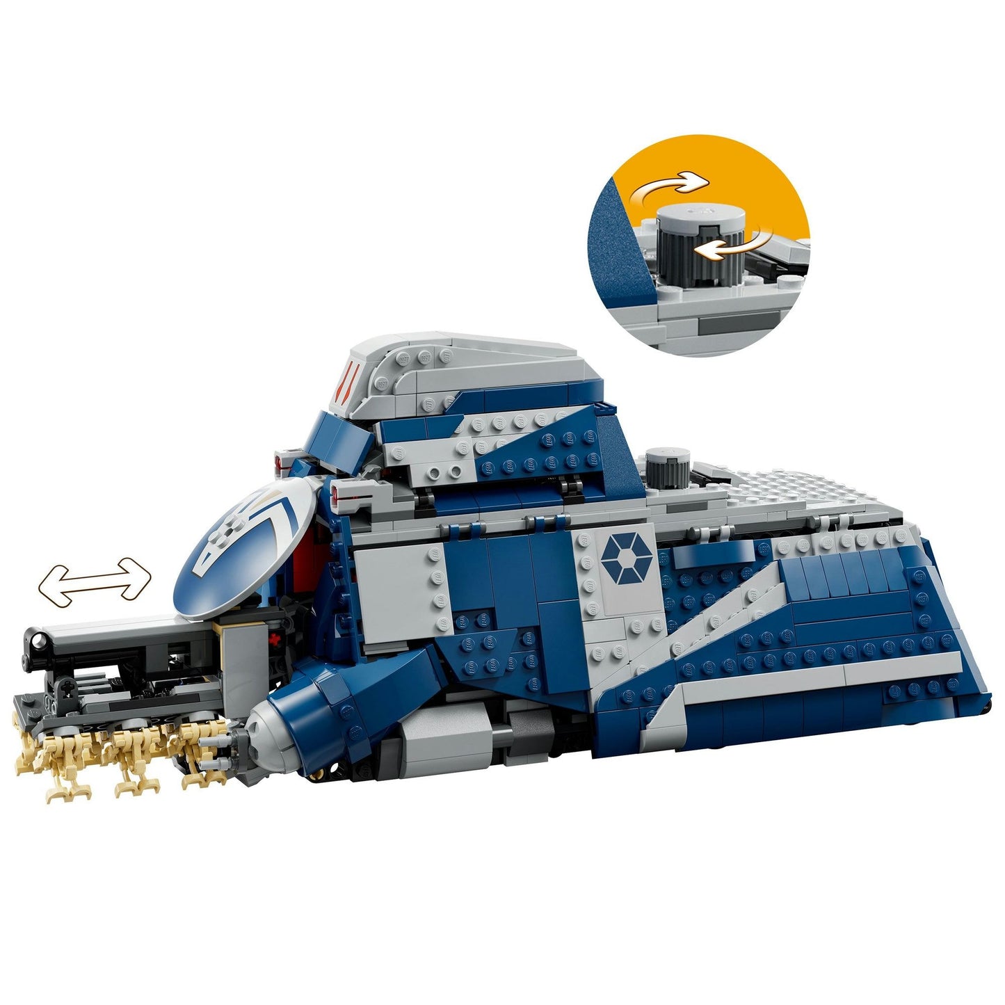 LEGO Star Wars Battle of Felucia Separatist MTT Vehicle75435