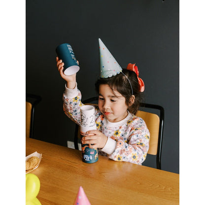 Dark Slate Gray HeyDoodle Sugar & Spice Mini Colouring & Doodle Mat, A4 Kids Colouring Books