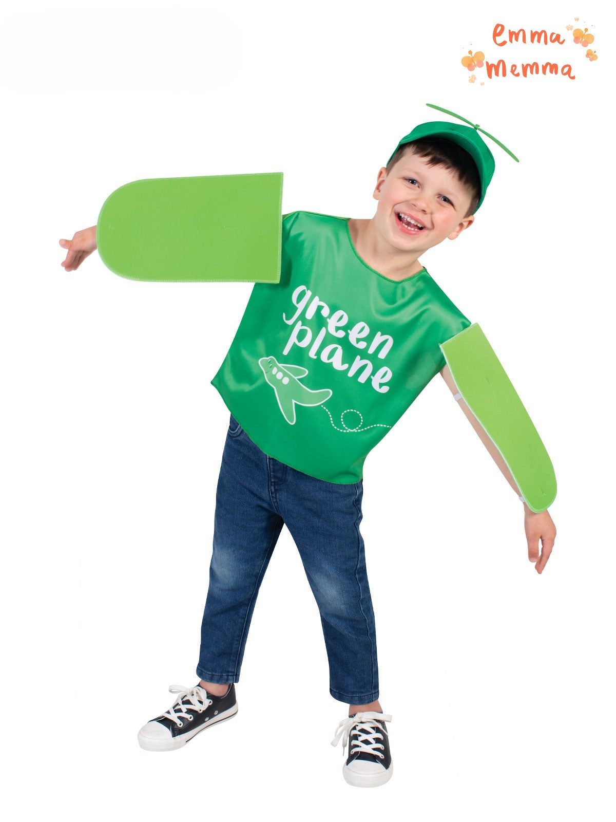 Emma Memma Green Planes Costume