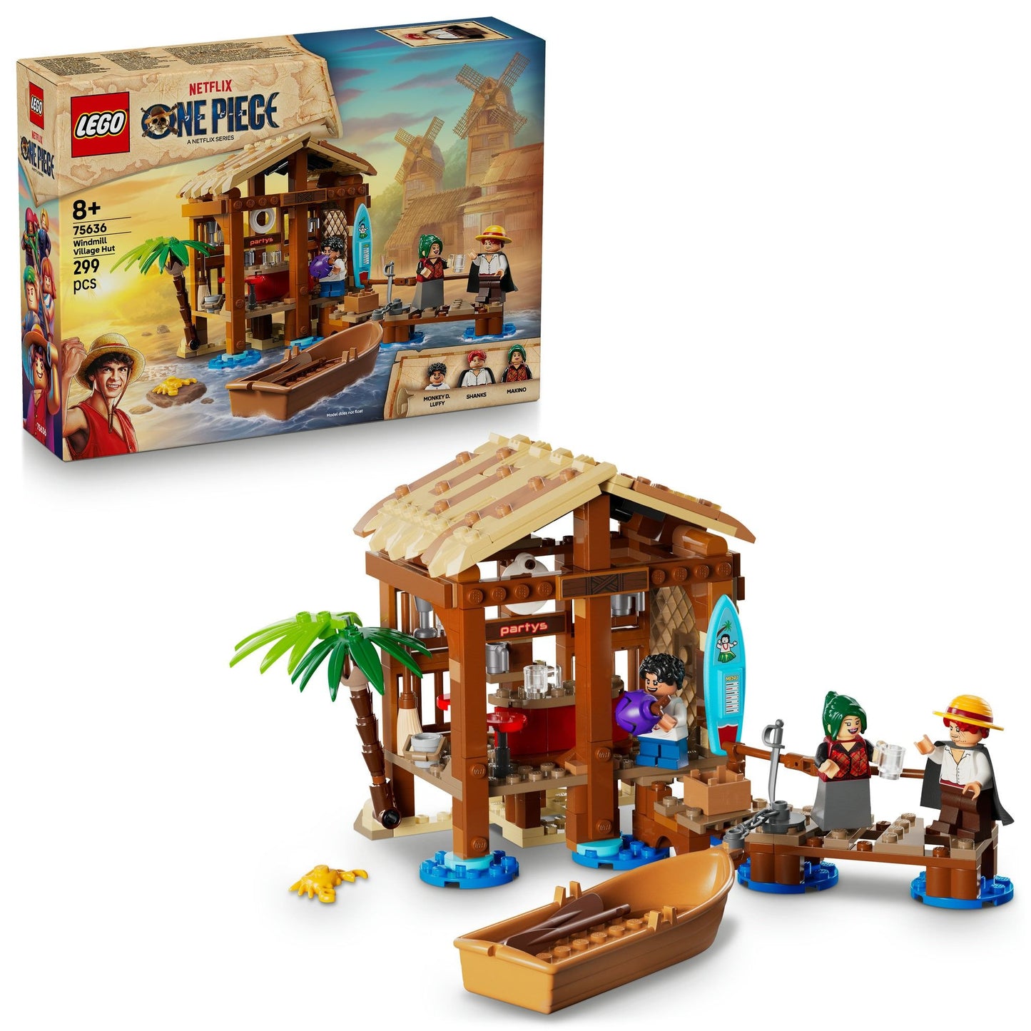 LEGO One Piece Next Windmill Village Hut 75636