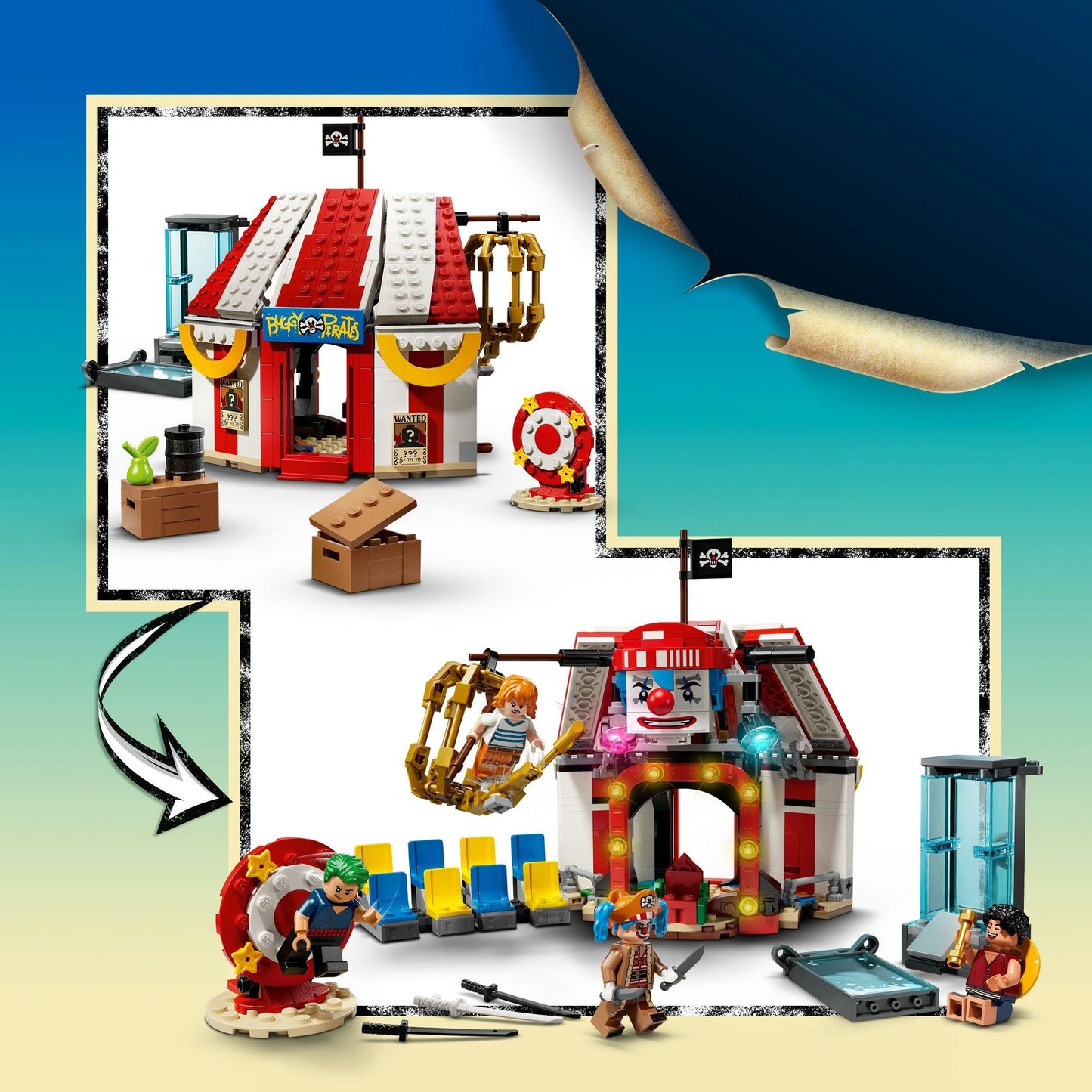 LEGO One Piece Next Buggy the Clown's Circus Tent 75637