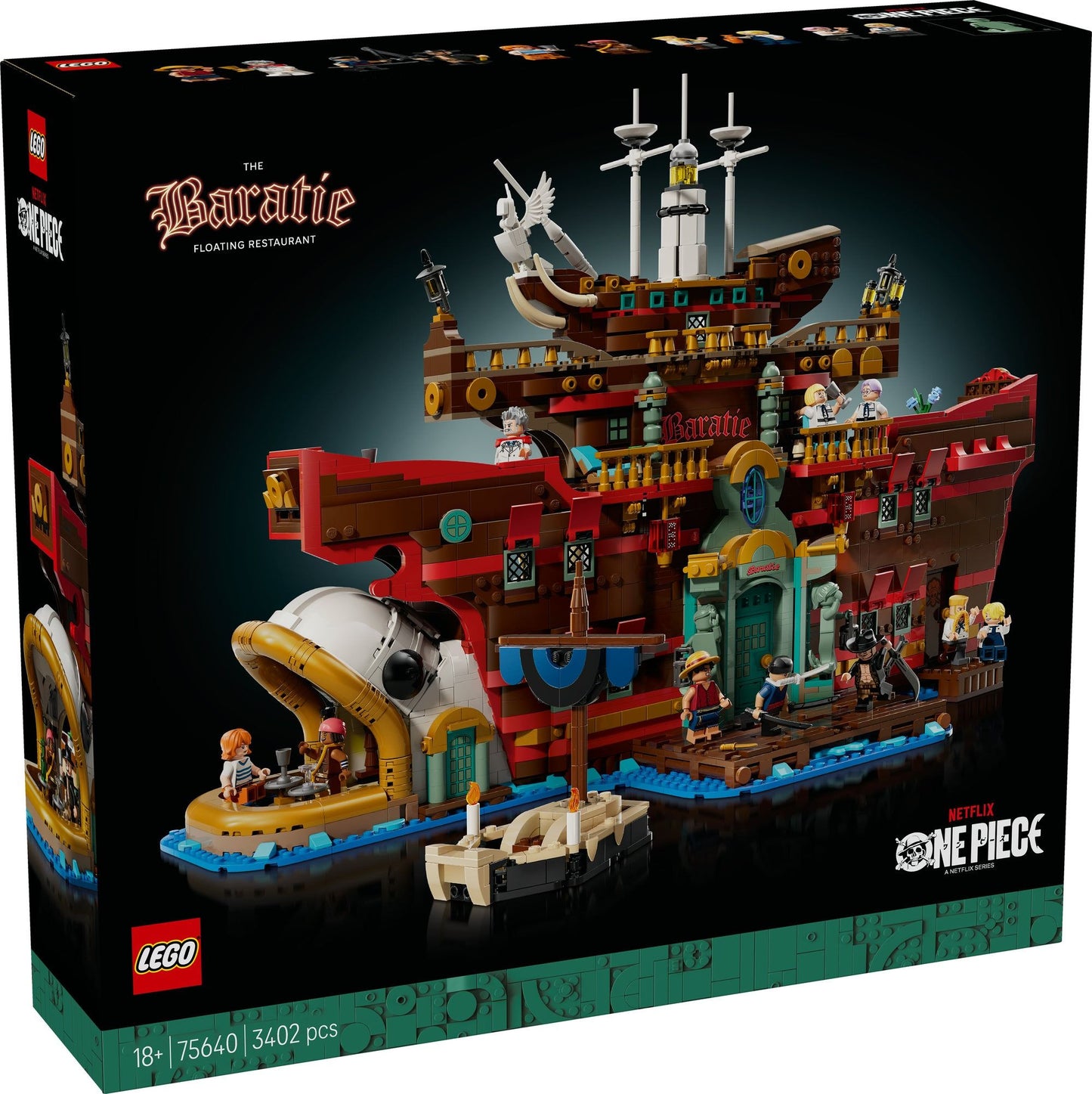 LEGO One Piece Next The Baratie Floating Restaurt 75640