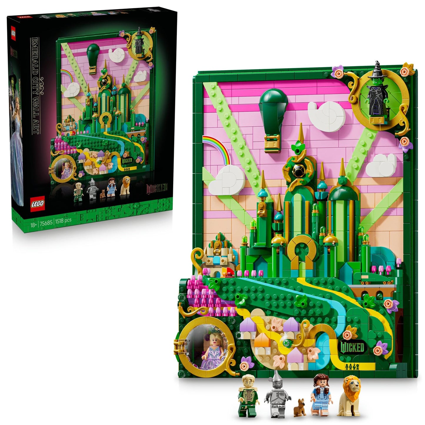 LEGO Wicked Emerald City Wall Art 75685