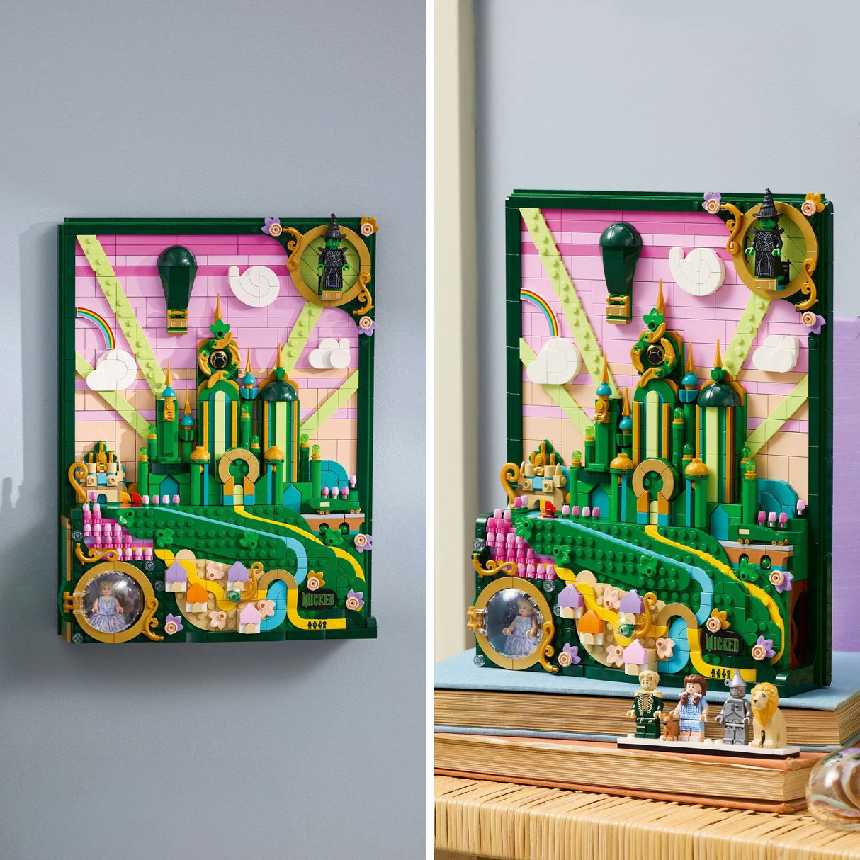 LEGO Wicked Emerald City Wall Art 75685